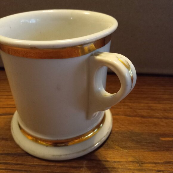 Vintage Barber Shop Named Shaving Mug M Jacob Porcelain 10 Ounces - Picture 4 of 11